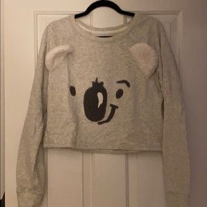 Gilly Hicks Koala Sweatshirt, Size Medium